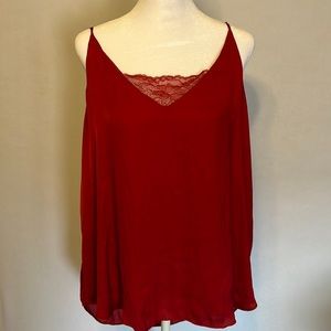 Dark red camisole